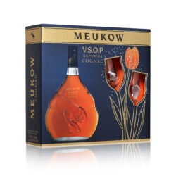 Meukow VSOP + 2 glasses